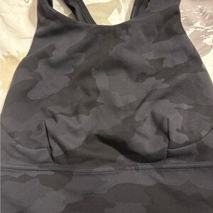 lululemon athletica Black Camo Sports Bra